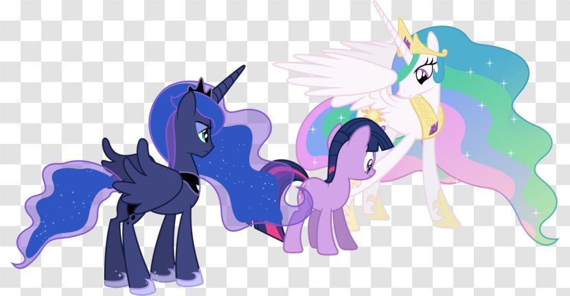 Twilight Sparkle Princess Celestia Pony Luna Rarity - My Little Transparent PNG