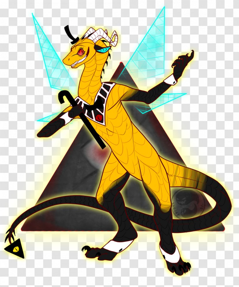 Bill Cipher Dragon Drawing - Goldberg Transparent PNG