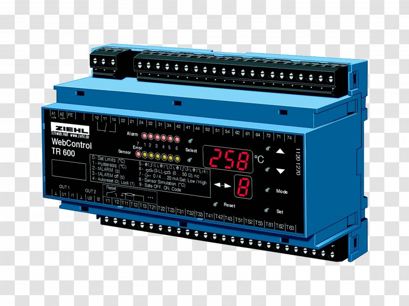 Platin-Messwiderstand Relay Sensor Electronics Relé Térmico - Circuit Component - Thermostat Transparent PNG