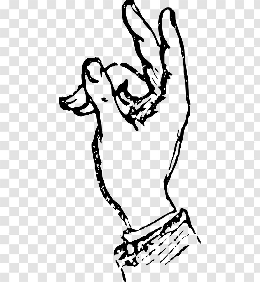 Clip Art Deaf Culture Sign Language Silhouette - Finger - American Transparent PNG