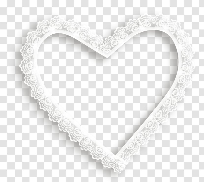 Clip Art - Black And White - Glass Heart Transparent PNG