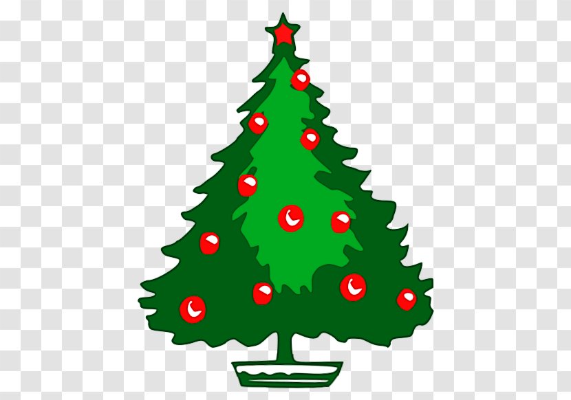 Christmas Tree Eve Clip Art - Fir - Chrismas Transparent PNG