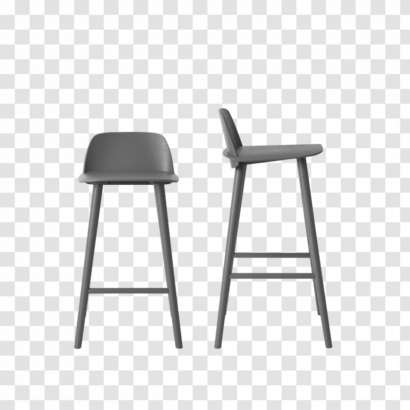 Bar Stool Chair Muuto Furniture - Kitchen Transparent PNG
