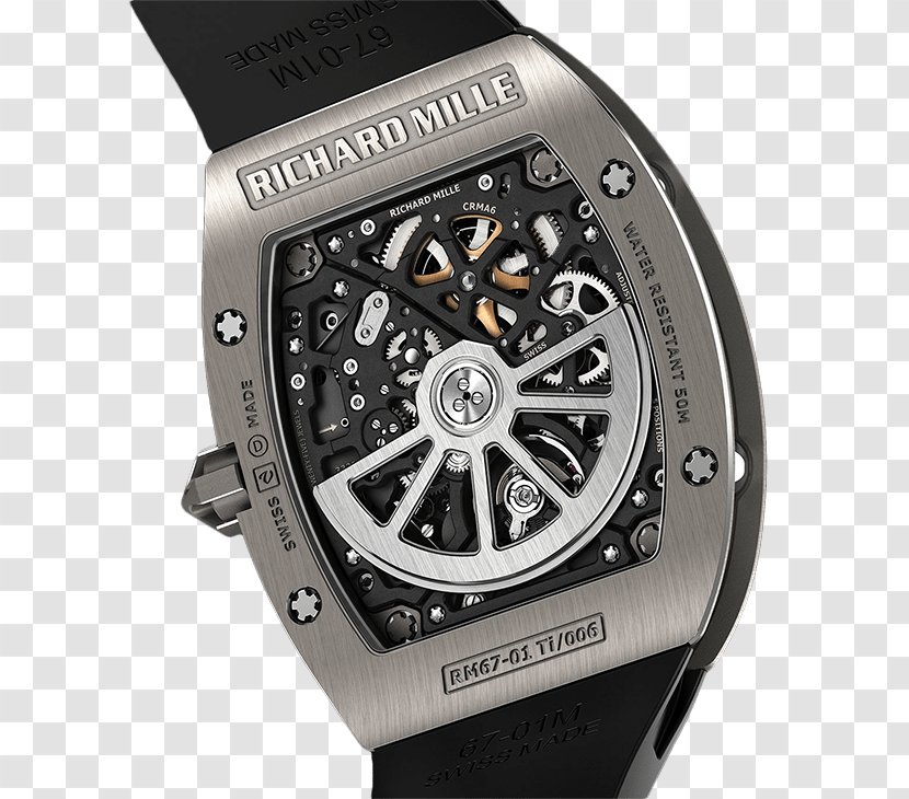 Watch Richard Mille Salon International De La Haute Horlogerie Audemars Piguet Titanium - Movement Transparent PNG