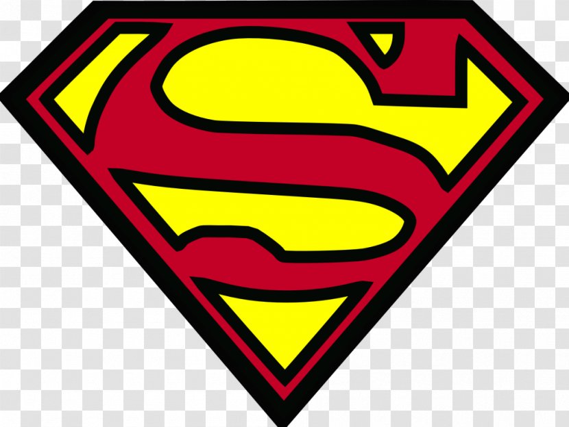 Superman Logo Batman Clip Art - Area - Blank Transparent PNG