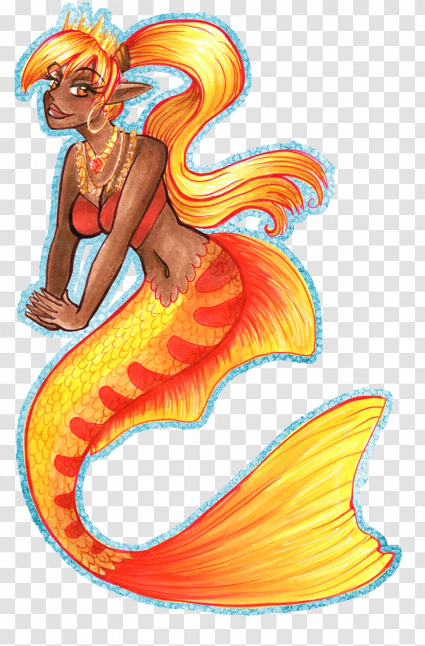 Mermaid YouTube Art Drawing - Mythical Creature - Tail Transparent PNG