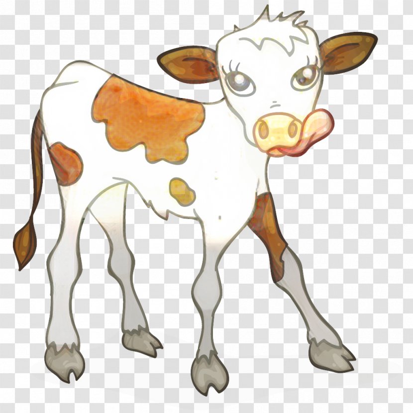 Calf Dairy Cattle Clip Art - Livestock Transparent PNG