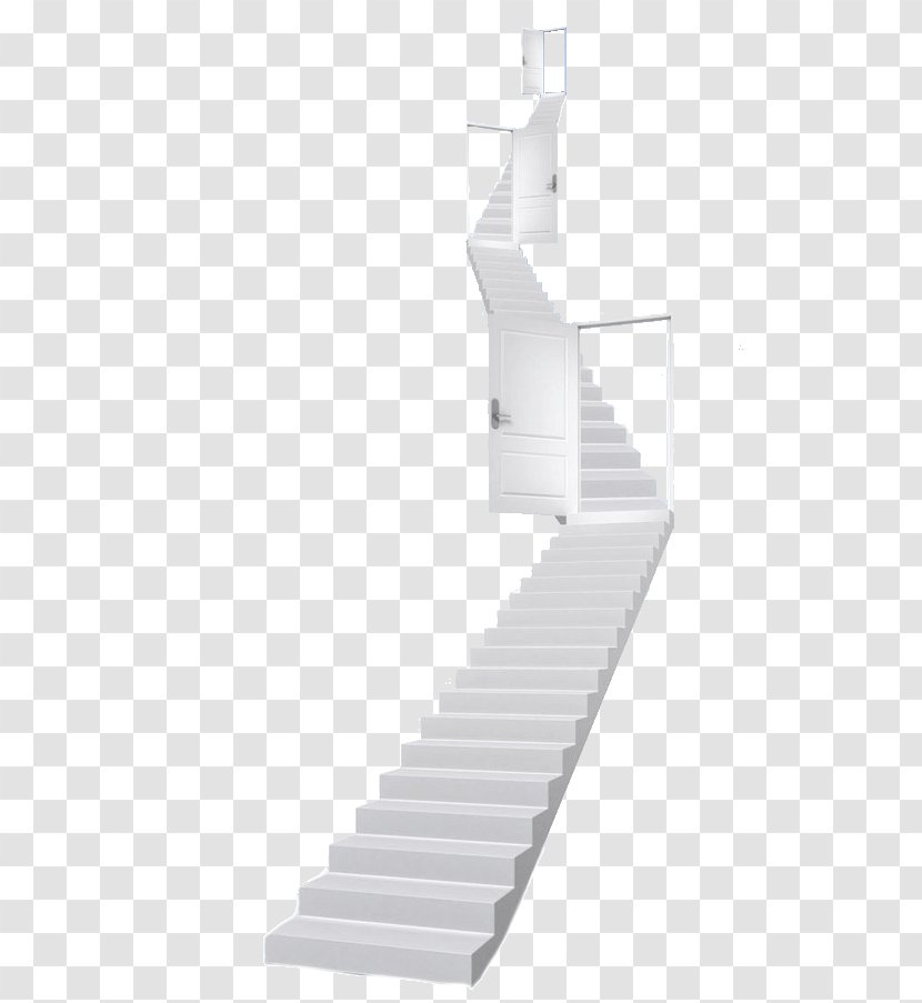 Ladder Black And White - Structure - Success Transparent PNG