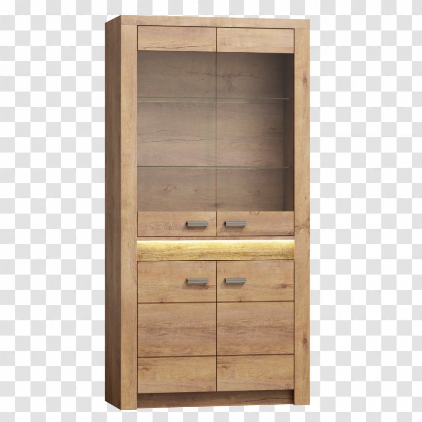 Armoires & Wardrobes Furniture Display Case Room Bookcase - Chiffonier - Oak Transparent PNG
