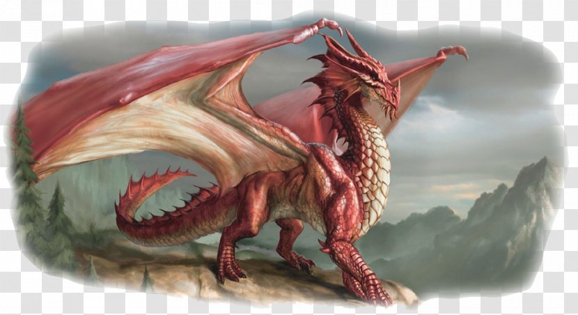 European Dragon Legendary Creature Welsh Chinese - Watercolor - Chromatic Dragons Transparent PNG