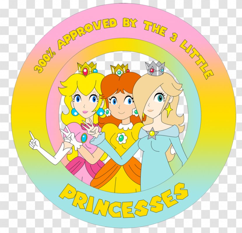 Princess Daisy Rosalina Fan Art Digital - Seal Of Approval Transparent PNG