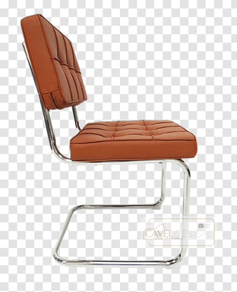 Cantilever Chair Bauhaus Cognac Furniture - Comfort Transparent PNG