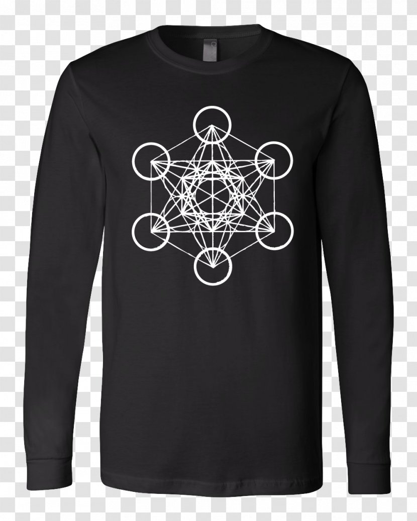 Long-sleeved T-shirt Hoodie - Brand - Sacred Geometry Transparent PNG