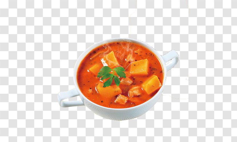 Goulash Tomato Soup Hungarian Cuisine Curry - Stock - Potato Transparent PNG