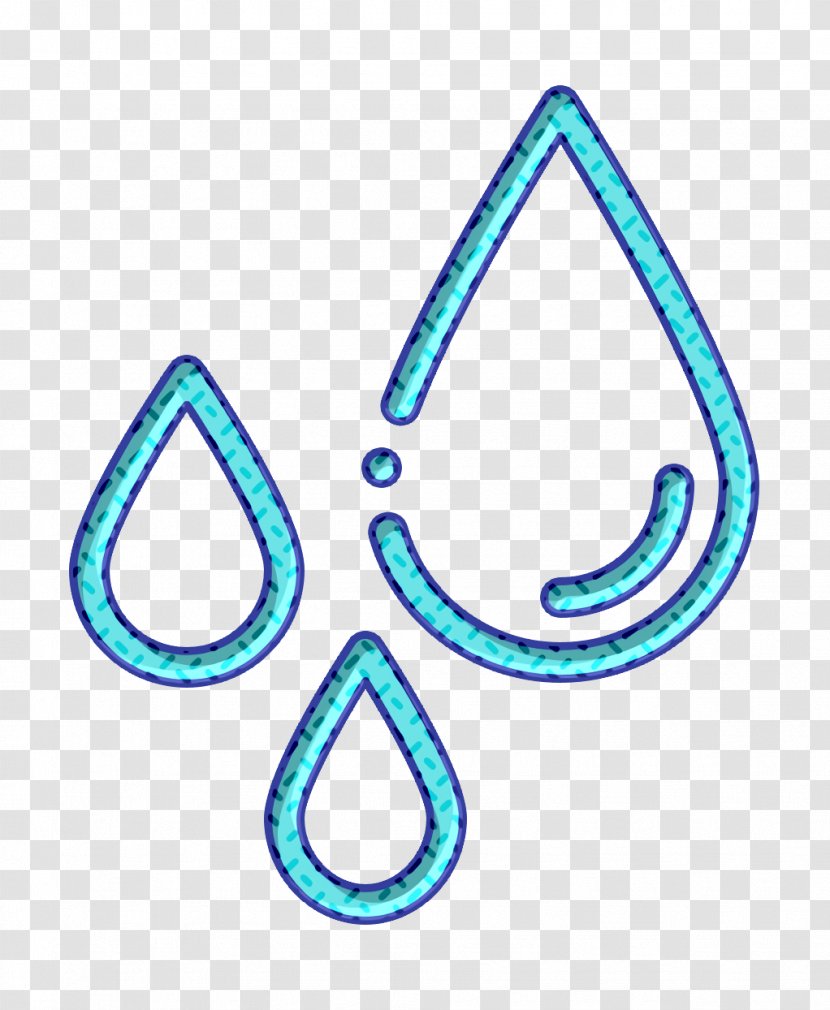Drops Icon Bathroom Water - Aqua - Symbol Triangle Transparent PNG