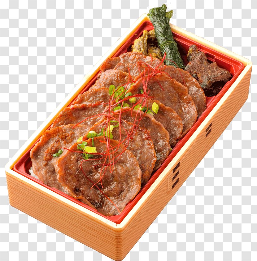 Bento Cattle Ekiben Japanese Cuisine Beef Tongue - Meat Transparent PNG