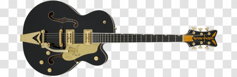 Gretsch 6128 Electric Guitar Archtop - Unique Classy Touch. Transparent PNG