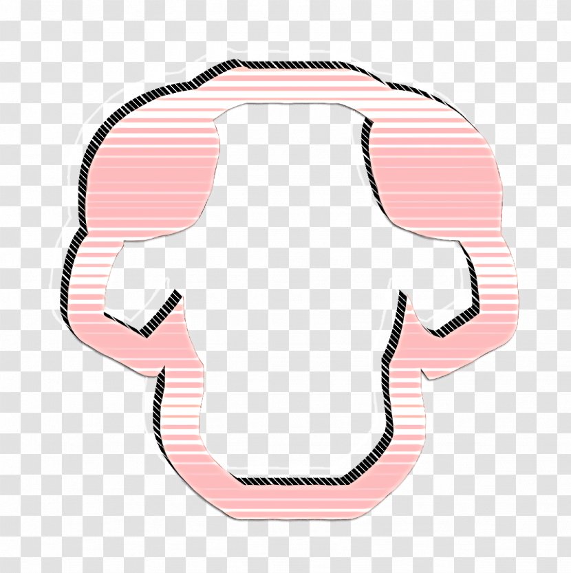 Shoulders Icon Sport - Nose - Pink Transparent PNG