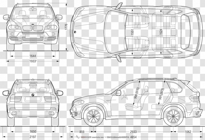 2014 BMW X5 Car M3 X3 - Family - Wireframes Transparent PNG