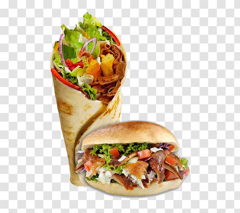 Food Dish Cuisine Gyro Taco - Doner Kebab - Junk Transparent PNG