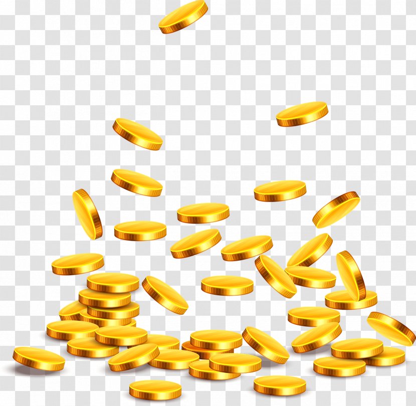 Gold Coin Adobe Illustrator - Corn Kernels - Floating Purse Transparent PNG