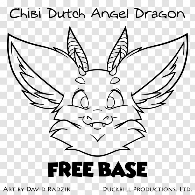 Fursuit Drawing Dutch People Free Base Social Media - Black And White - Angle Transparent PNG