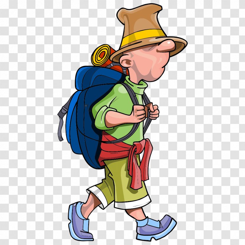 Backpacking Travel Cartoon - People Transparent PNG
