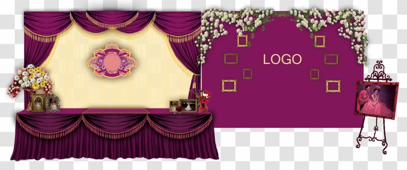 Wedding Purple Computer File - Magenta - Arrangement Transparent PNG