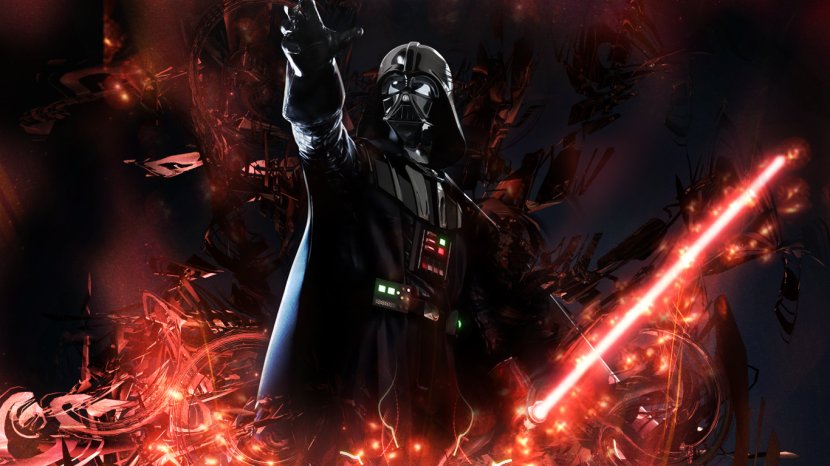 Anakin Skywalker Luke Yoda Star Wars 4K Resolution - Darth Vader Transparent PNG