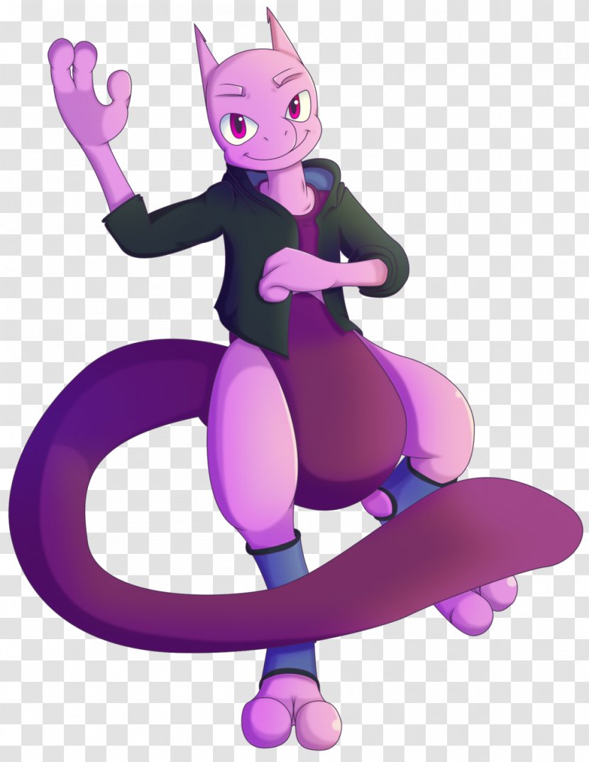 Mammal Pink M Character Clip Art - Purple - Violet Transparent PNG
