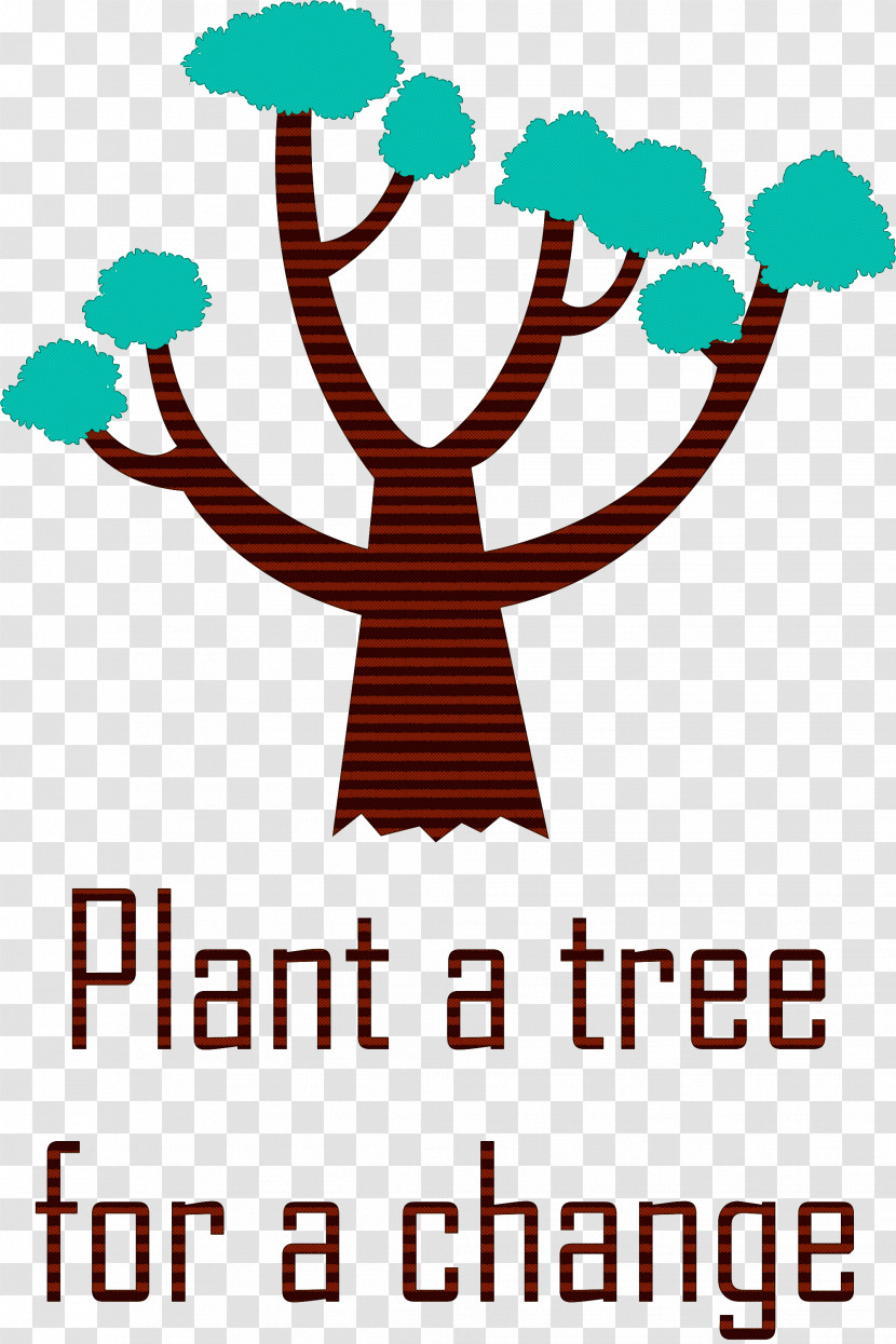 Plant A Tree For A Change Arbor Day Transparent PNG