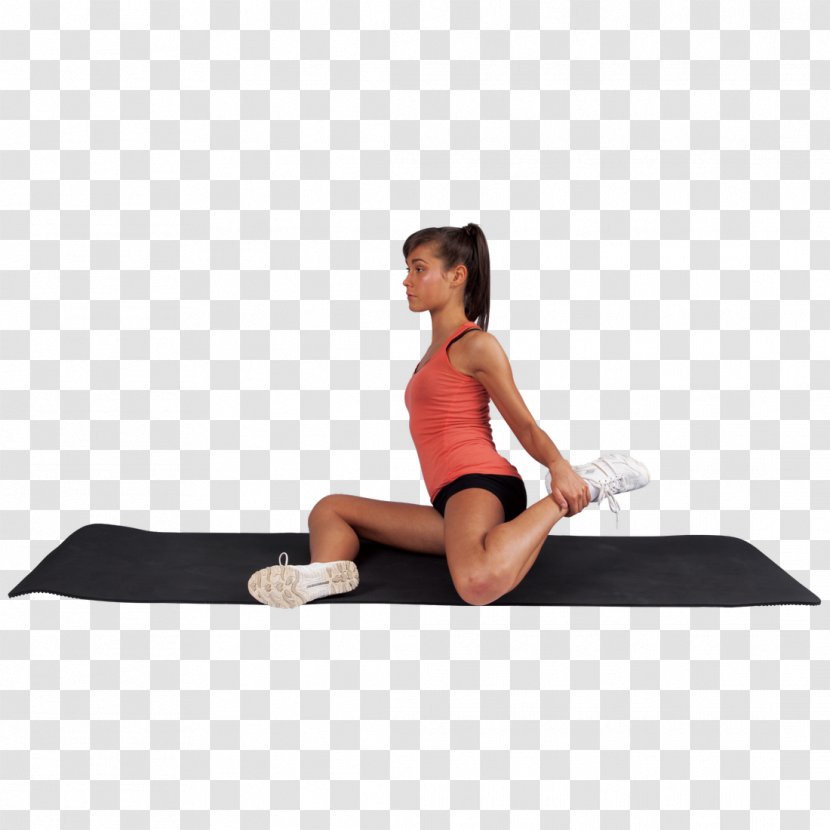 Pilates Mat Exercise Stretching Yoga - Silhouette Transparent PNG
