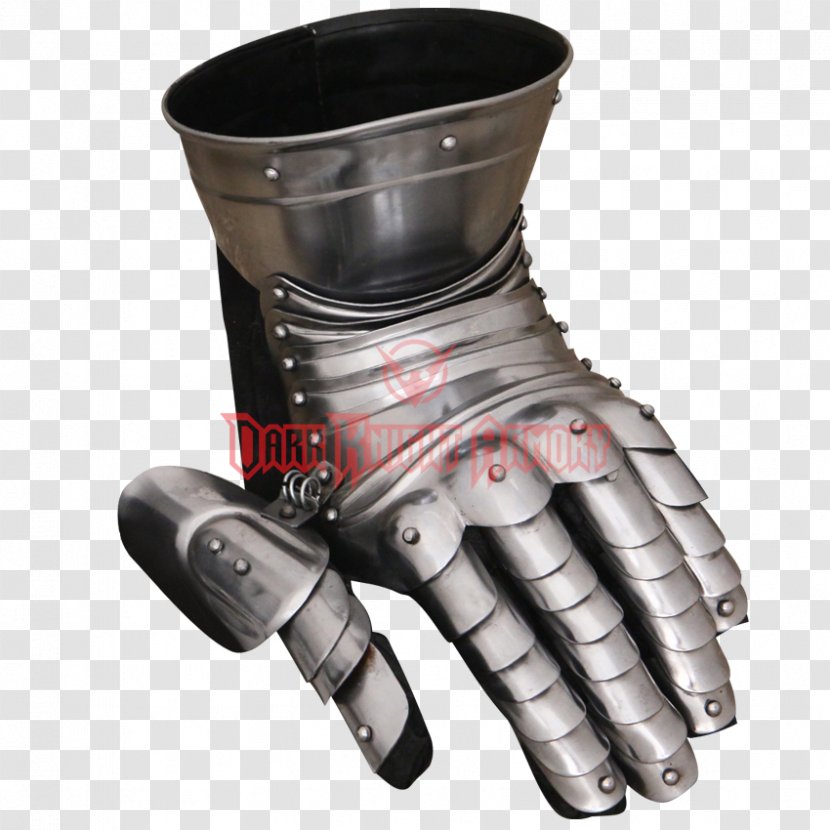 Late Middle Ages Gauntlet Knight Plate Armour - Body Armor Transparent PNG