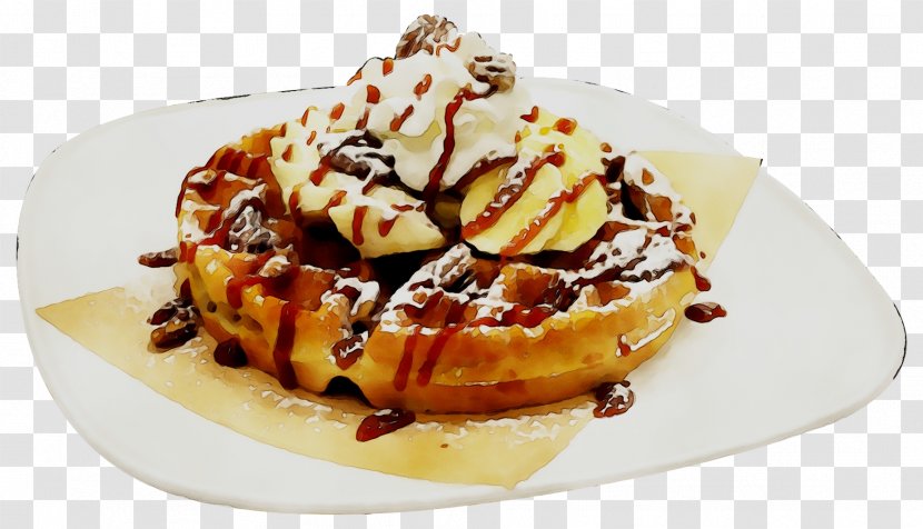 Belgian Waffle Pancake Cuisine American - Dessert Transparent PNG