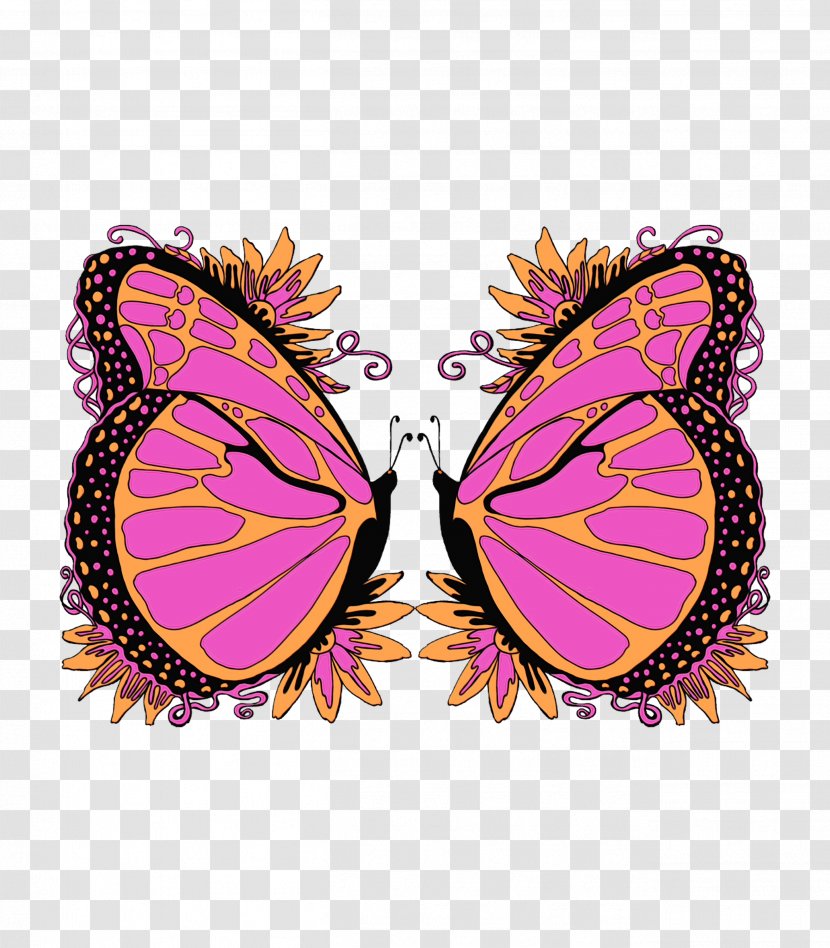 Tiger Cartoon - Wing - Costume Brushfooted Butterfly Transparent PNG