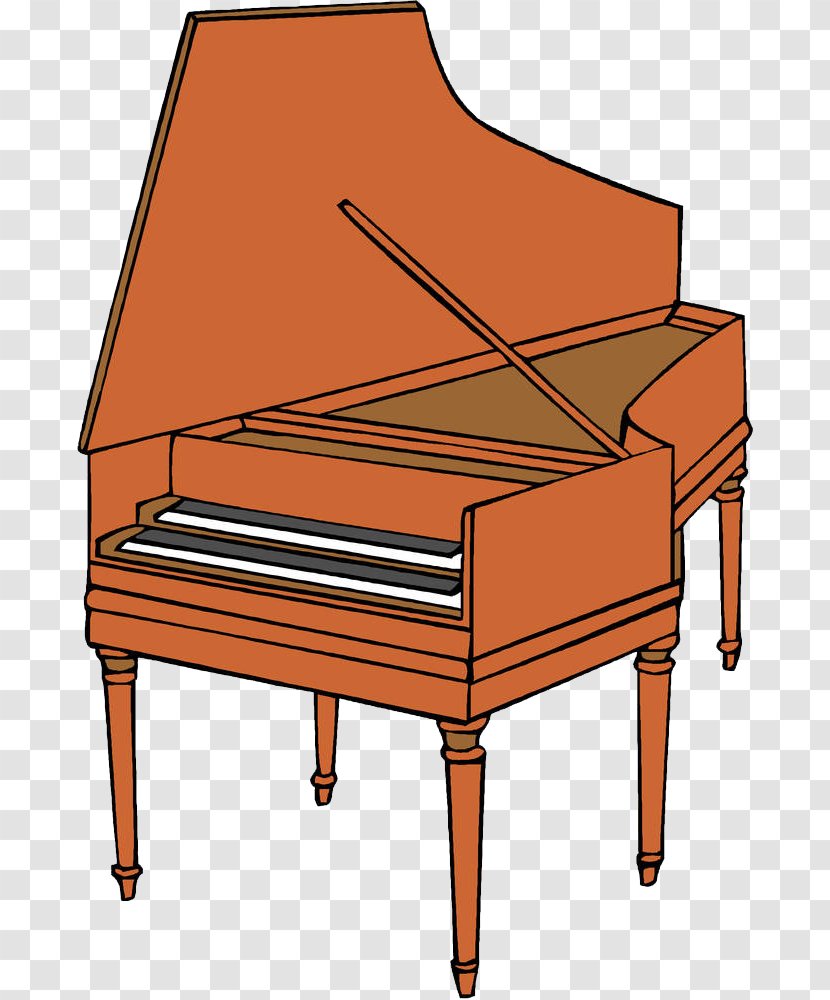 Piano Photography Drawing Illustration - Table - Cartoon Transparent PNG