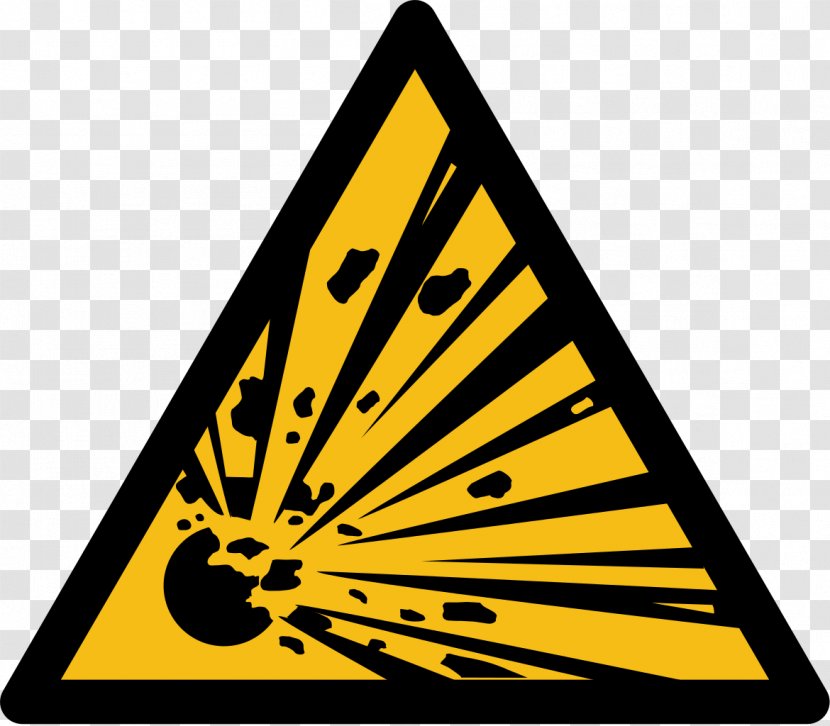 Explosive Material Explosion Hazard Symbol - Sign Transparent PNG