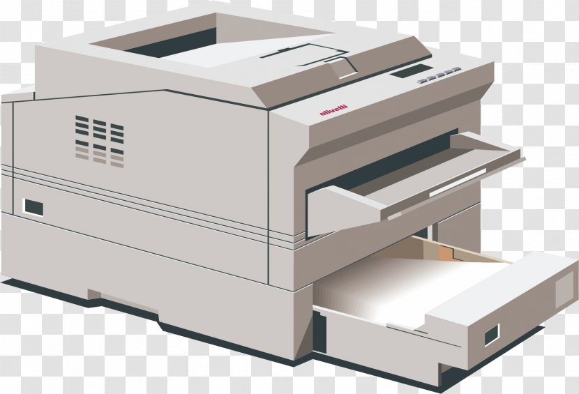 Printer Cartoon Computer File - Machine Transparent PNG