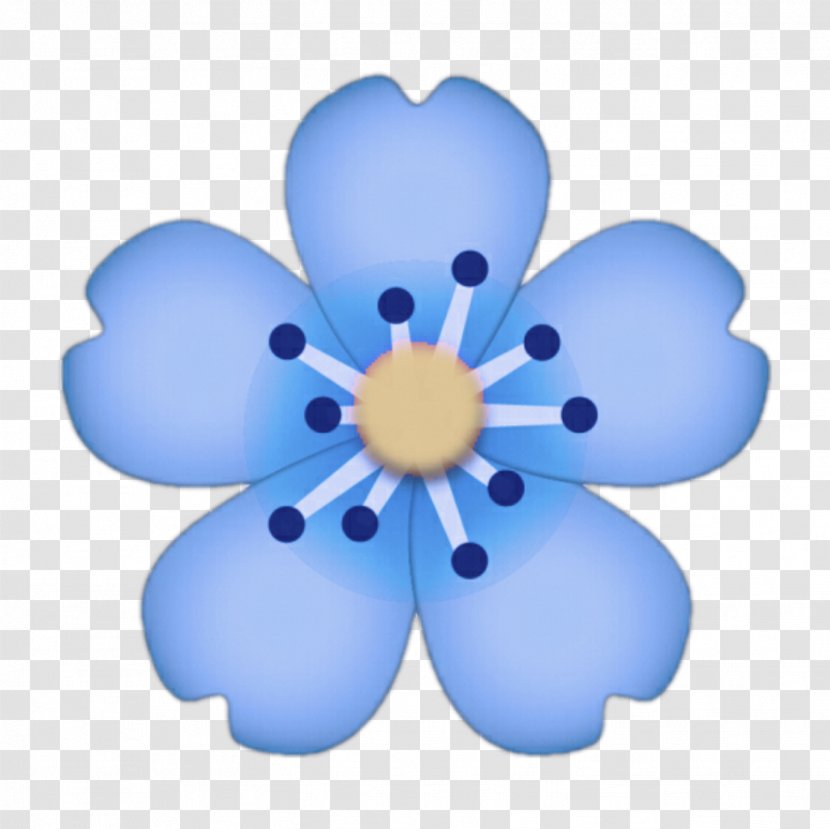 Blue Petal Cobalt Plant Flower - Symbol Transparent PNG