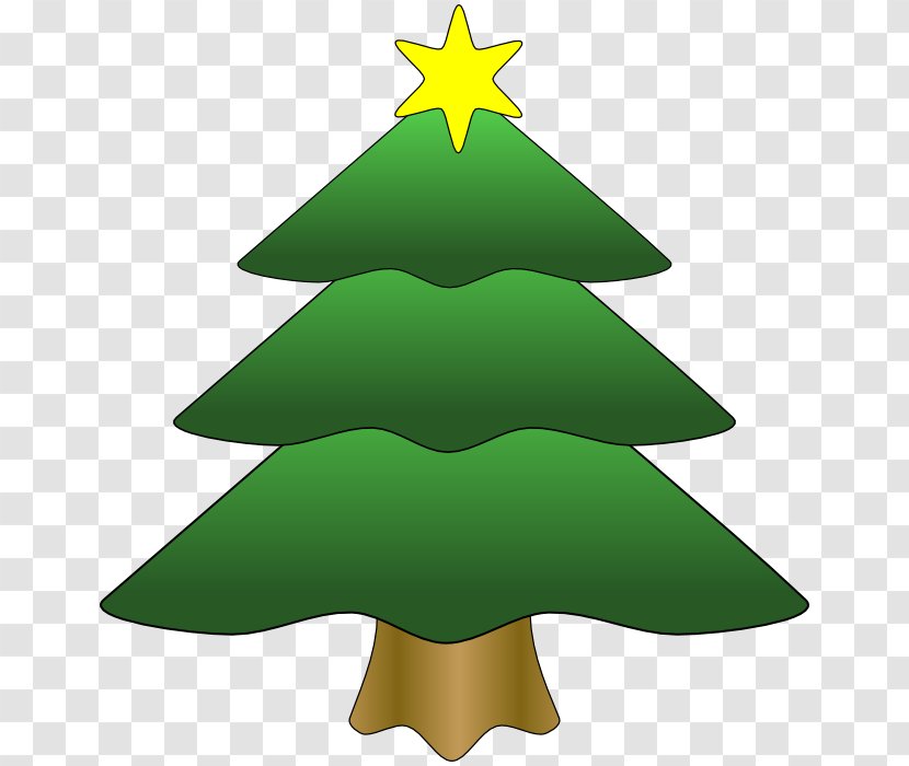 Christmas Tree Drawing Clip Art - Evergreen Transparent PNG
