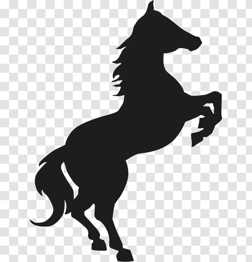 Mustang Friesian Horse Stallion Black Clip Art - Rein Transparent PNG