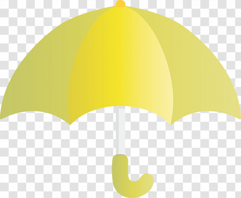 Yellow Umbrella Leaf Plant Transparent PNG