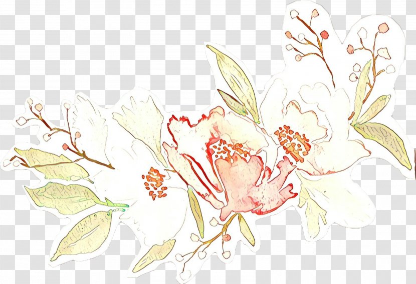 Flower Plant Watercolor Paint Flowering Clip Art Transparent PNG