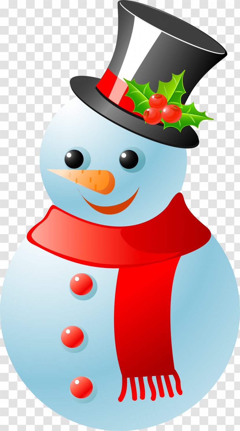 Snowman - Christmas - White Transparent PNG