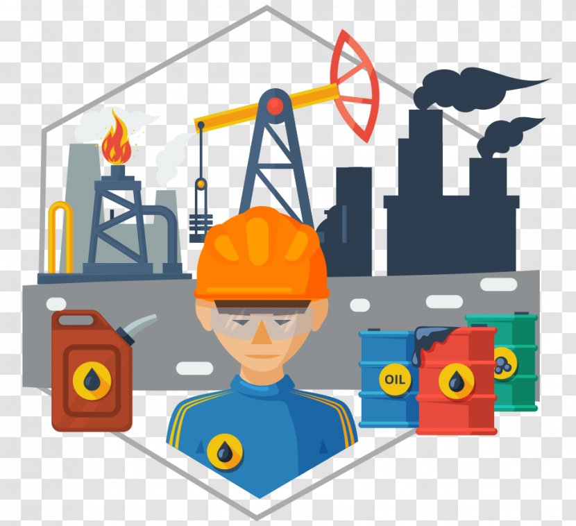 Petroleum Engineering Industry Clip Art - Silhouette - Product Clipart Transparent PNG