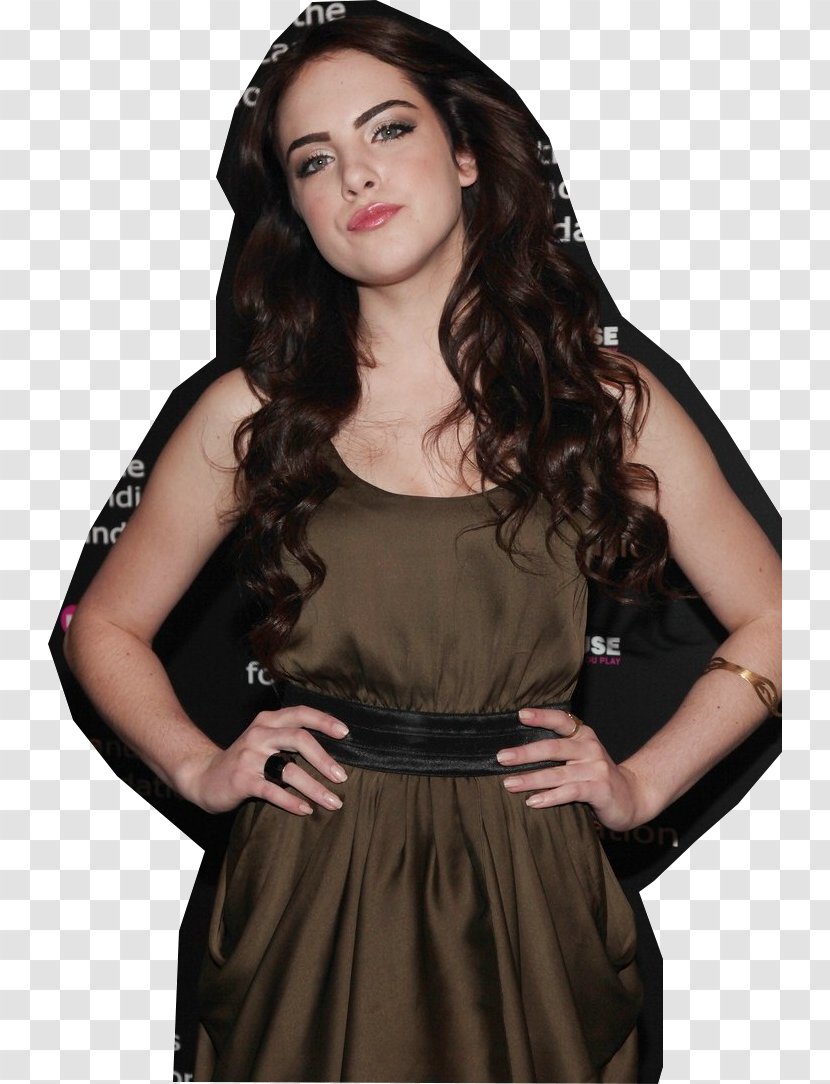 Elizabeth Gillies Anonymity Victorious Little Black Dress 时光网 - Watercolor Transparent PNG