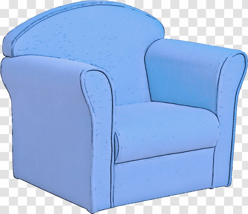 Blue Furniture Chair Club Recliner - Slipcover Transparent PNG