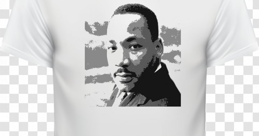 Martin Luther King Jr. T-shirt White Shoulder Sleeve - Gentleman Transparent PNG