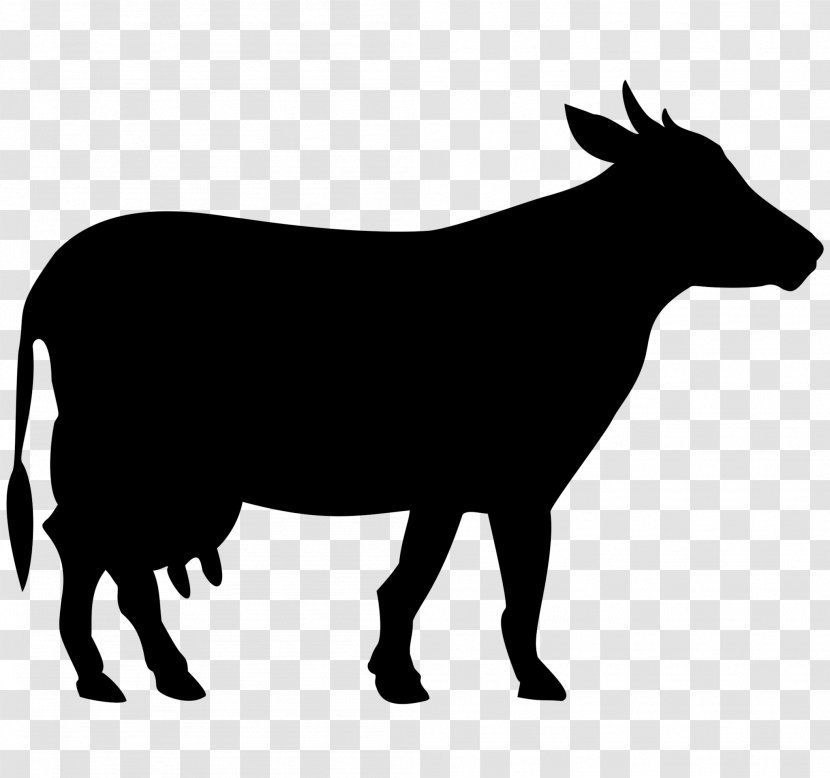 Beef Cattle Clip Art - Snout - Black Cow Siluete Transparent PNG