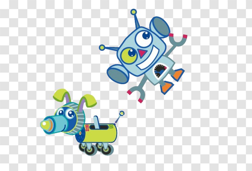 Robot Cartoon Adobe Illustrator - Organism - Robots And Transparent PNG